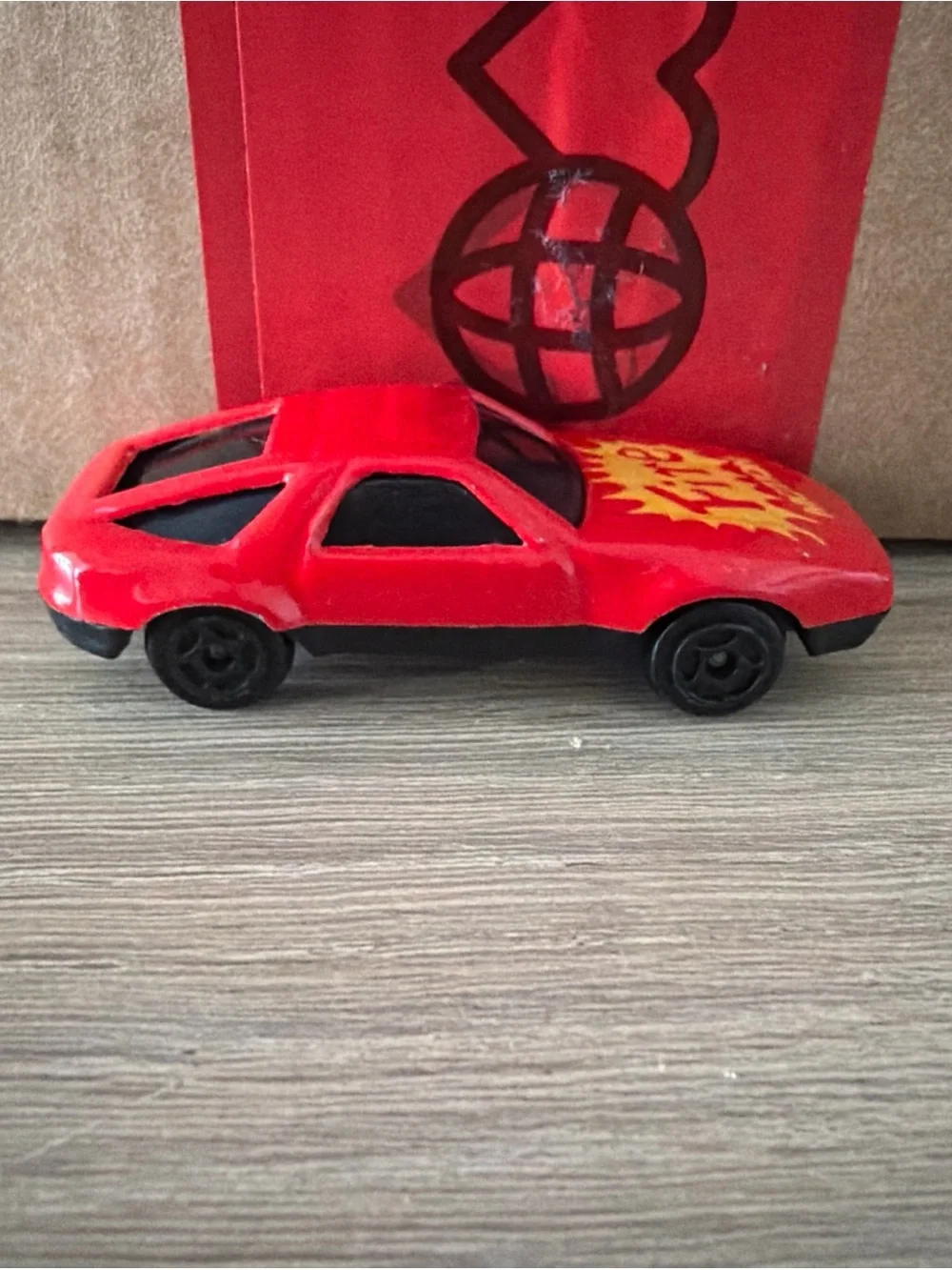 Road Champs 1983 Porsche 928 Rally Car Red  Rare “Fire Motion”